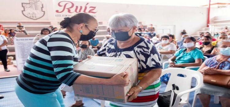 DIF entrega a Nayarit apoyos alimentarios federales en Ruiz