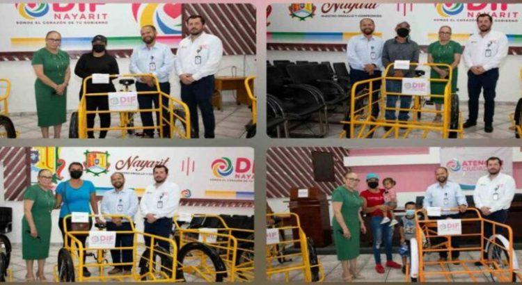 DIF entrega triciclos a familias vulnerables de Nayarit