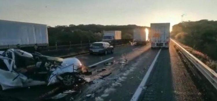 Hombre muere en trágico accidente en autopista Tepic-GDL