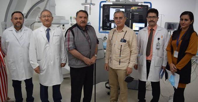Supervisan sala de hemodinamia del IMSS en Tepic