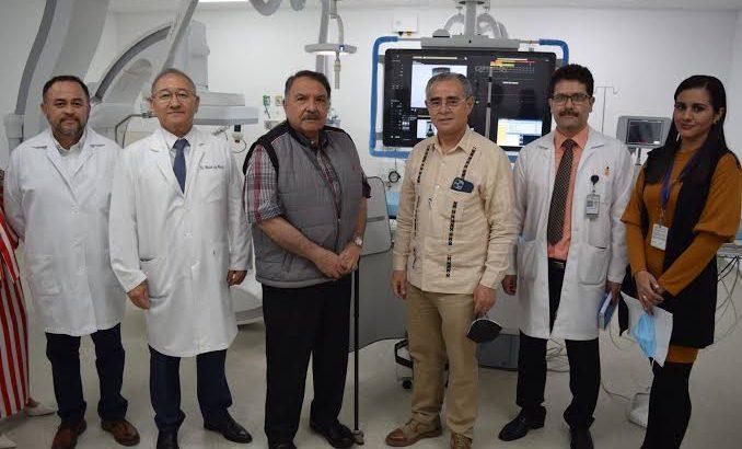 Supervisan sala de hemodinamia del IMSS en Tepic