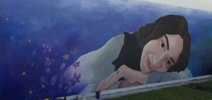 Realizan homenaje a Diana Raygoza en Derecho de la UAN con un mural
