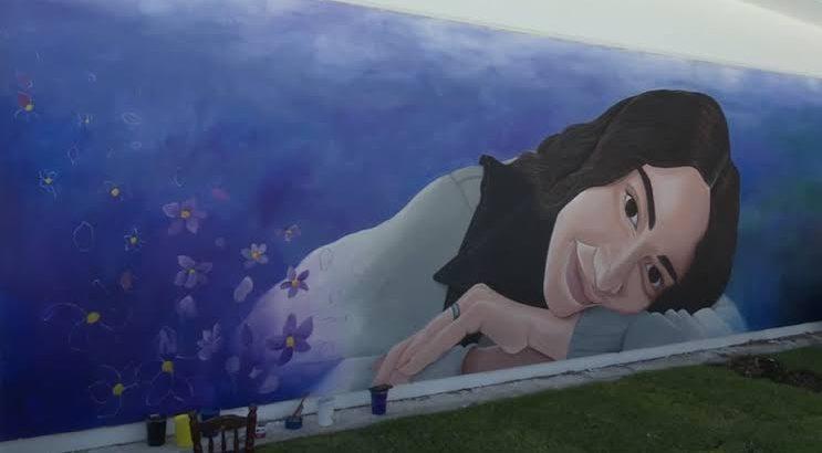 Realizan homenaje a Diana Raygoza en Derecho de la UAN con un mural