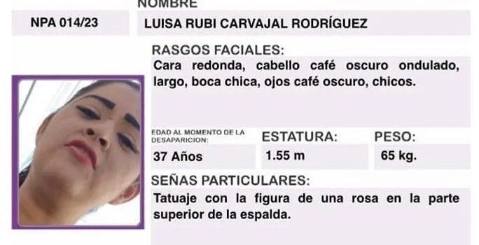 Luisa desapareció hace 11 días en Tepic