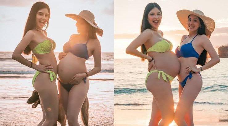 La alcaldesa de Tepic, Geraldine Ponce, presume su embarazo en bikini