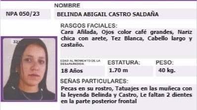 Abigail desapareció el martes 20 de junio en Tepic