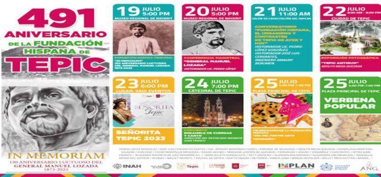 Celebrará Tepic el 491 aniversario de su fundación hispana