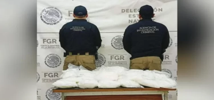 La FGR asegura en Tepic poco más de 31 kilos de drogas
