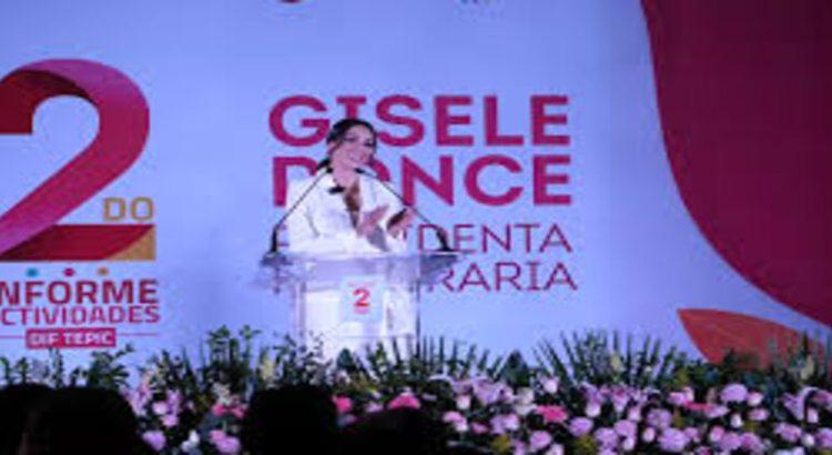 Presidenta del DIF Tepic presenta su segundo informe de labores