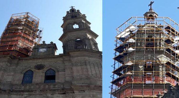 Avanzan en tiempo trabajos de restauración de Catedral