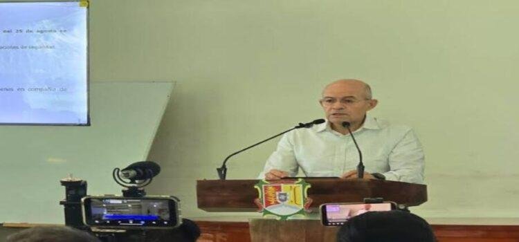 Gobernador y funcionarios anuncian acciones en Seguridad y Salud