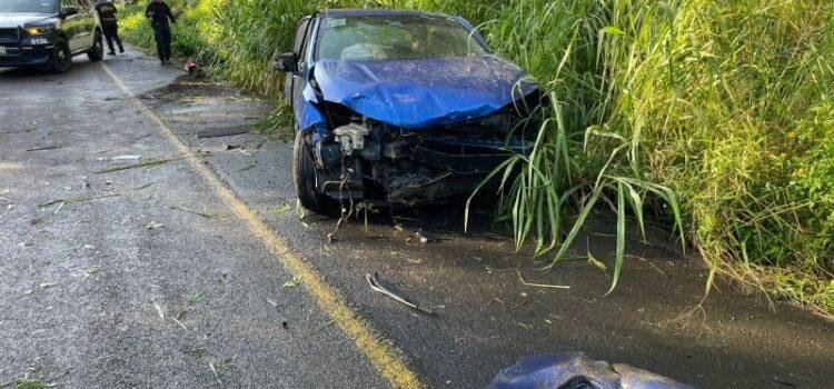 Dos heridos en el Libramiento de Tepic tras fuerte accidente