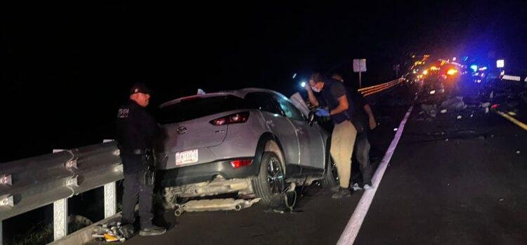 Choque en la autopista Tepic-Compostela deja 6 personas sin vida