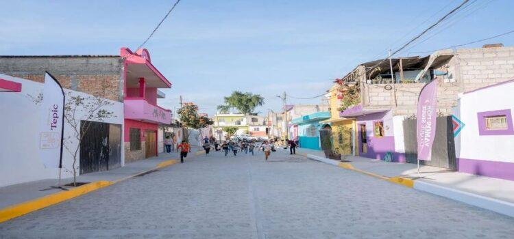 Geraldine Ponce transforma la calle Aquiles Serdán y mejora la movilidad en Tepic