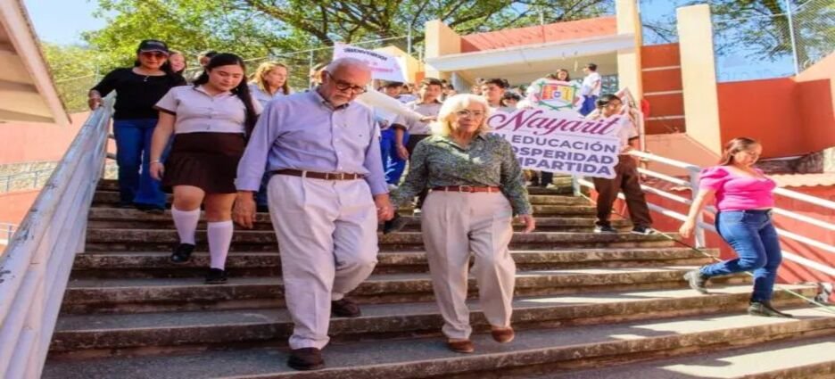 Gobernador impulsa obras contra inundaciones, educación e inclusión en Tepic