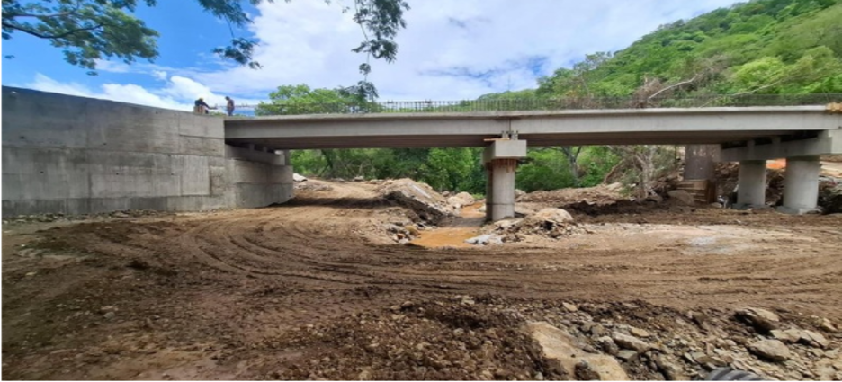 Nuevo puente en la zona serrana de Tepic está cerca de concluirse